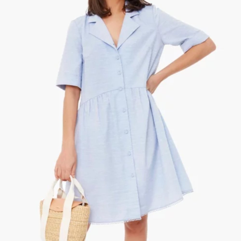 Tuckernuck Swiss Dot Royal Shirt Dress